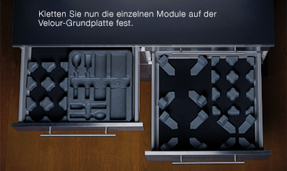 Module festkletten